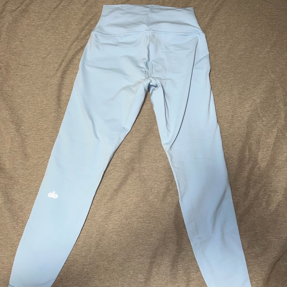 Alo light blue yoga pants, size small